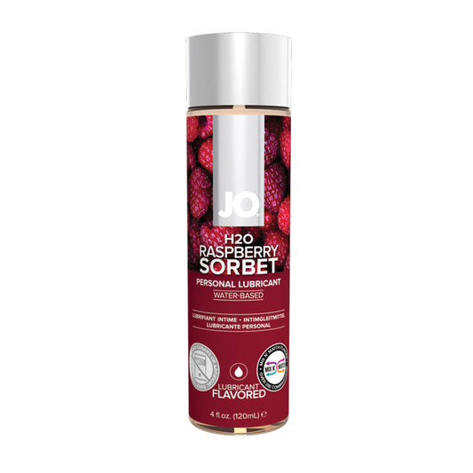 JO H2O Flavoured Lubricant Raspberry 4oz – Rechargeable, Discreet, Intimate Wellness Accessory – Quiet, Rechargeable, Waterproof, Couples & Solo Use, Discreet Intimate Wellness Accessory