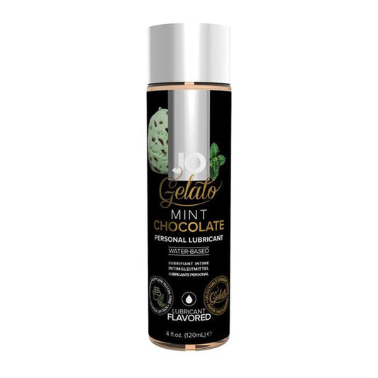 JO Gelato personal lubricant - Mint Chocolate 4oz – Rechargeable, Discreet, Intimate Wellness Accessory – Quiet, Rechargeable, Waterproof, Couples & Solo Use, Discreet Intimate Wellness Accessory