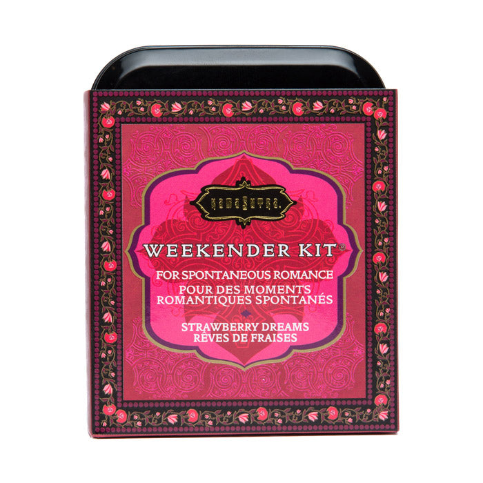 The Weekender Kit Strawberry Dreams – Rechargeable, Discreet, Intimate Wellness Accessory – Quiet, Rechargeable, Waterproof, Couples & Solo Use, Discreet Intimate Wellness Accessory