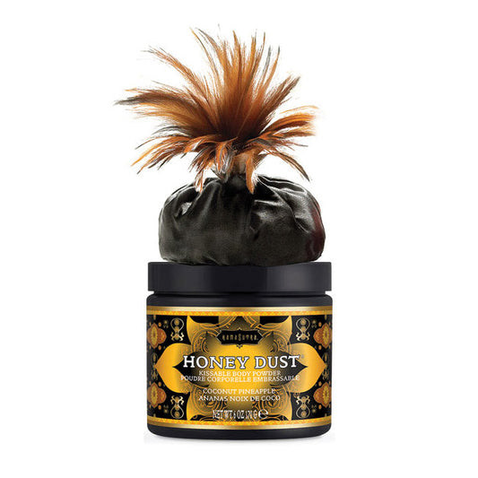 Honey Dust Body Powder Coconut Pineapple (6oz) – Rechargeable, Discreet, Intimate Wellness Accessory – Quiet, Rechargeable, Waterproof, Couples & Solo Use, Discreet Intimate Wellness Accessory