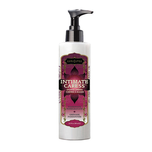 Intimate Caress Shave Cream Passionate Pomegranate – Rechargeable, Discreet, Intimate Wellness Accessory – Quiet, Rechargeable, Waterproof, Couples & Solo Use, Discreet Intimate Wellness Accessory