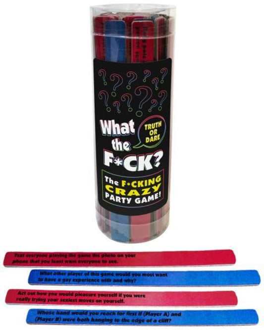 What the F*ck - Truth or Dare – Rechargeable, Discreet, Intimate Wellness Accessory – Quiet, Rechargeable, Waterproof, Couples & Solo Use, Discreet Intimate Wellness Accessory