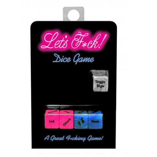 Let’s F*ck Dice Game – Rechargeable, Discreet, Intimate Wellness Accessory – Quiet, Rechargeable, Waterproof, Couples & Solo Use, Discreet Intimate Wellness Accessory