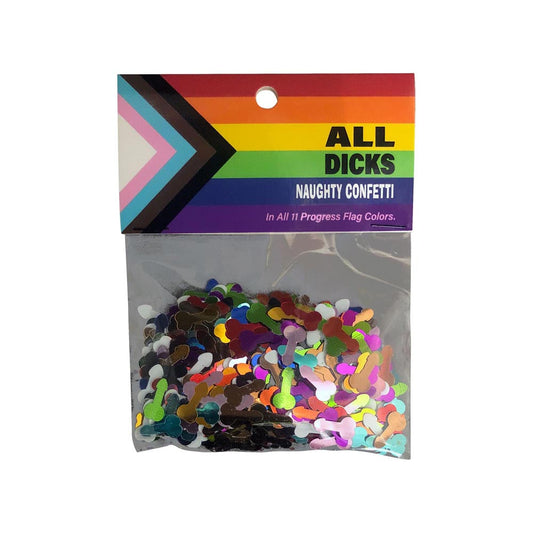 All Dicks Naughty Confetti 15g – Rechargeable, Discreet, Intimate Wellness Accessory – Quiet, Rechargeable, Waterproof, Couples & Solo Use, Discreet Intimate Wellness Accessory
