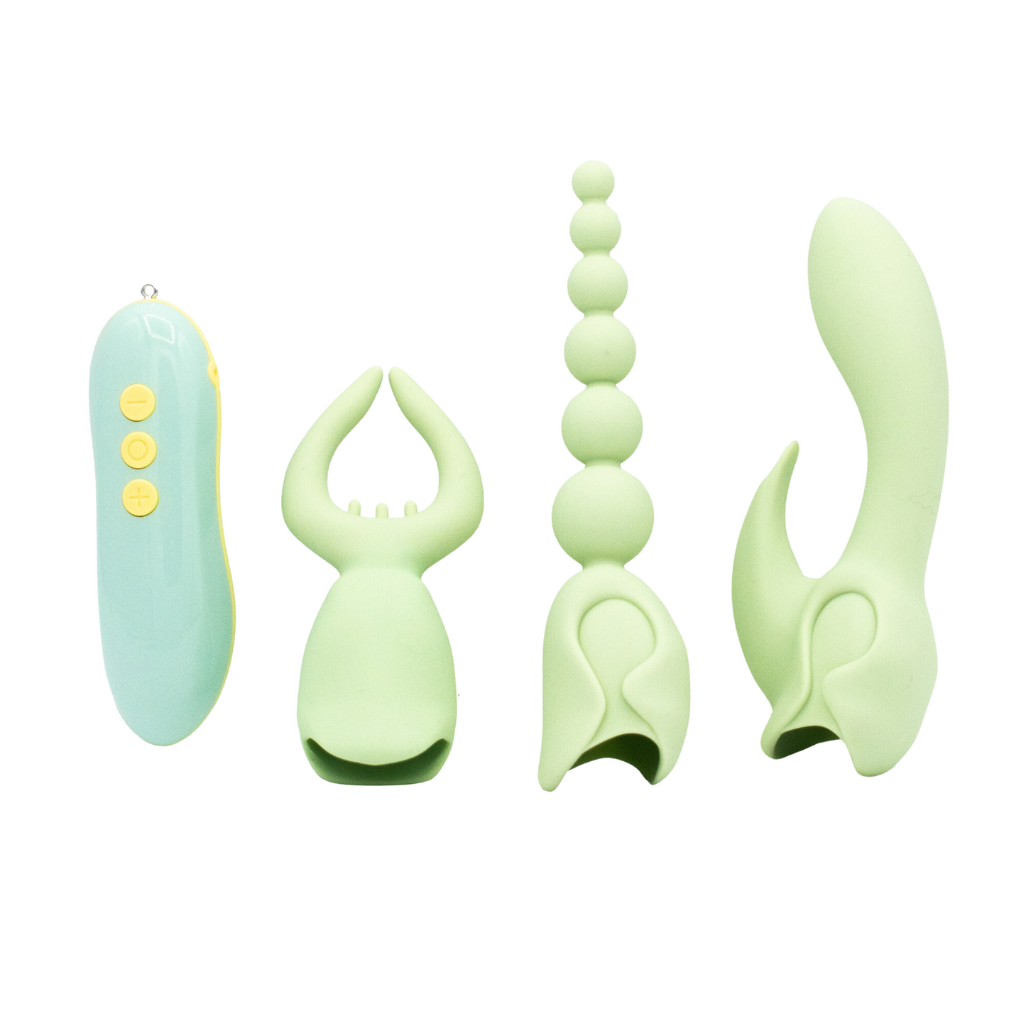 Pleasure Hunter 4pc kit – Rechargeable, Discreet, Intimate Wellness Accessory – Quiet, Rechargeable, Waterproof, Couples & Solo Use, Discreet Intimate Wellness Accessory