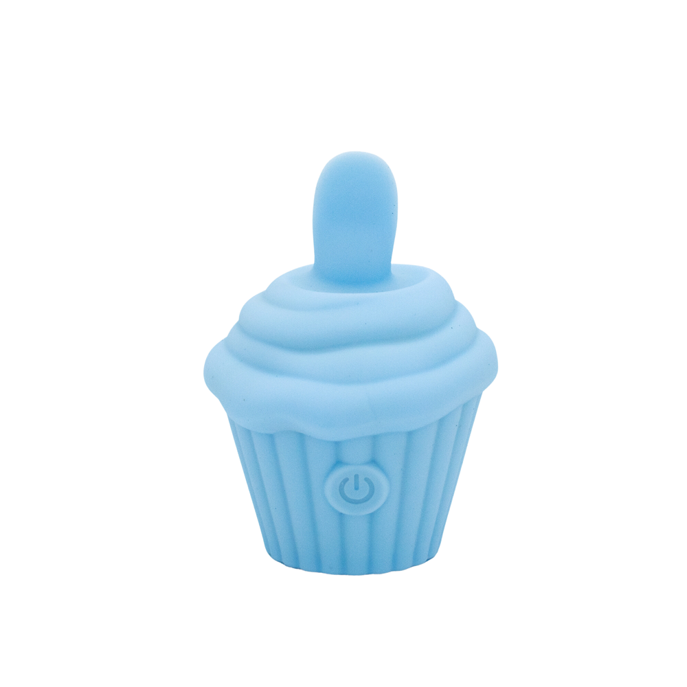 Cake Eater Clit Flicker Stimulator -Blue – Rechargeable, Discreet, Intimate Wellness Accessory – Quiet, Rechargeable, Waterproof, Couples & Solo Use, Discreet Intimate Wellness Accessory