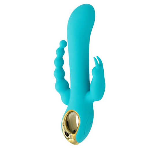 Mighty Magic Clit, G-Spot & backdoor Vibe – Rechargeable, Discreet, Intimate Wellness Accessory – Quiet, Rechargeable, Waterproof, Couples & Solo Use, Discreet Intimate Wellness Accessory