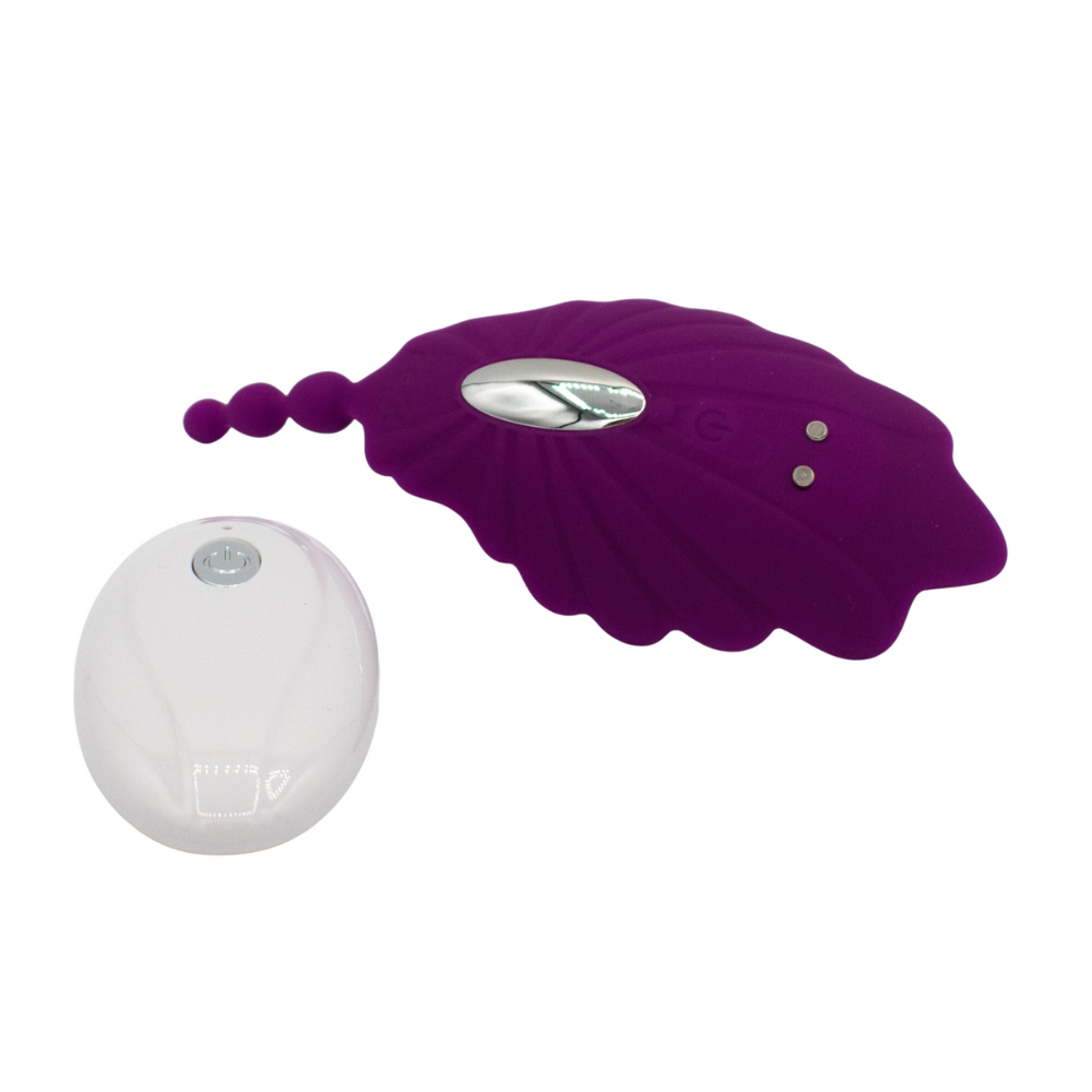 Shell Yeah! Remote Wearable Panty Vibe – Rechargeable, Discreet, Intimate Wellness Accessory – Quiet, Rechargeable, Waterproof, Couples & Solo Use, Discreet Intimate Wellness Accessory