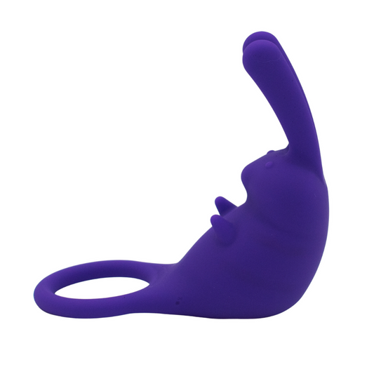 The male Hopper male Ring & Bullet Vibe – Rechargeable, Discreet, Intimate Wellness Accessory – Quiet, Rechargeable, Waterproof, Couples & Solo Use, Discreet Intimate Wellness Accessory
