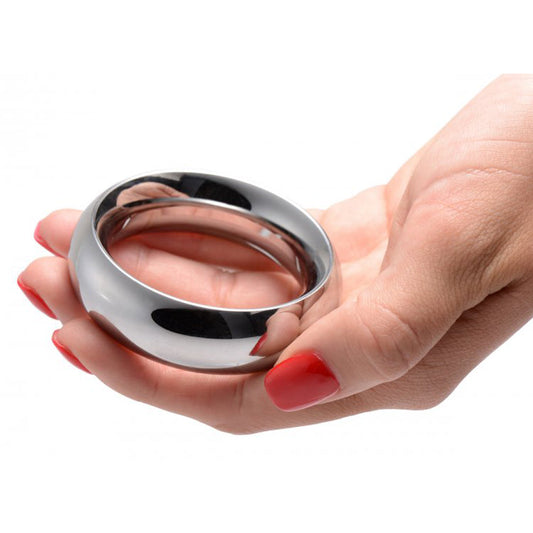 2.25" Stainless Steel Erection Enhancer – Rechargeable, Discreet, Intimate Wellness Accessory – Quiet, Rechargeable, Waterproof, Couples & Solo Use, Discreet Intimate Wellness Accessory