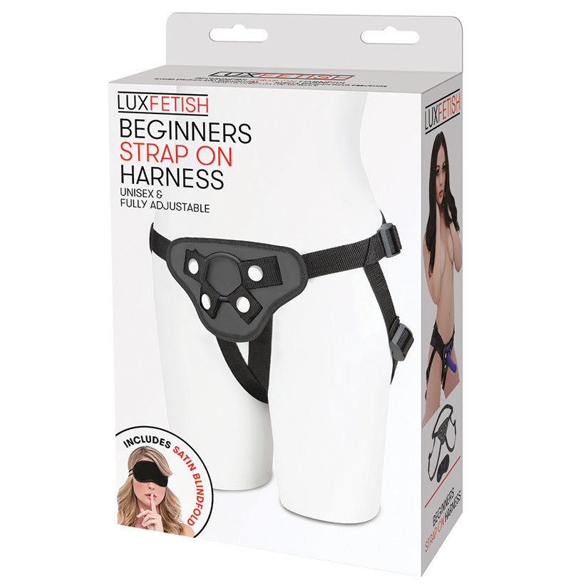 Lux Fetish Beginners Strap-on Harness-Black.