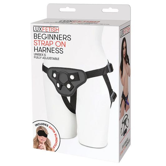 Lux Fetish Beginners Strap-on Harness-Black.