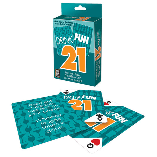 Drink Fun 21 Card Game.