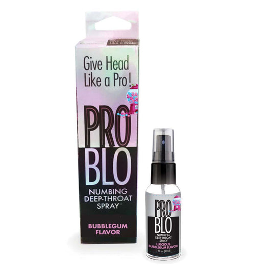 Problo Deep Throat Spray - Bubble Gum * – Rechargeable, Discreet, Intimate Wellness Accessory – Quiet, Rechargeable, Waterproof, Couples & Solo Use, Discreet Intimate Wellness Accessory