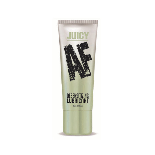 Juicy AF Gel Lubricant Desensitizer 4oz* – Rechargeable, Discreet, Intimate Wellness Accessory – Quiet, Rechargeable, Waterproof, Couples & Solo Use, Discreet Intimate Wellness Accessory