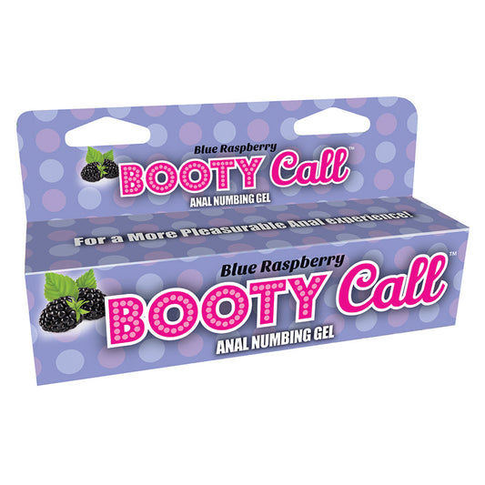 Bootycall Anal Numbing Gel-Blue Raspberry 1.5oz.