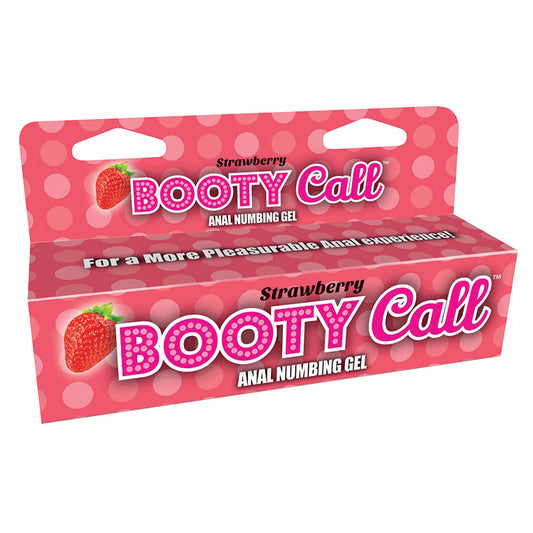 Bootycall Anal Numbing Gel-Strawberry 1.5oz.