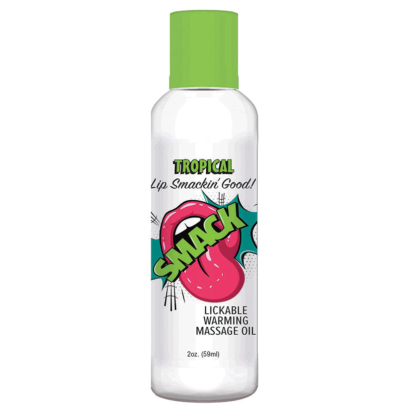 Smack Warming Massage Oil-Tropical 2oz.