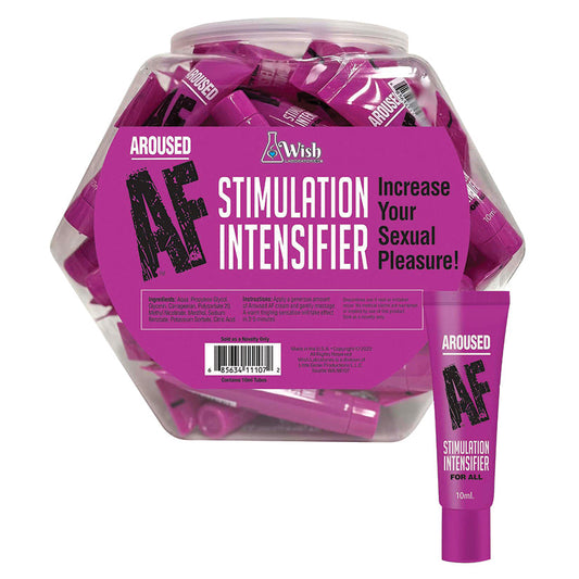 Aroused AF Stimulation Intensifier 10ml Fishbowl of 65pcs.