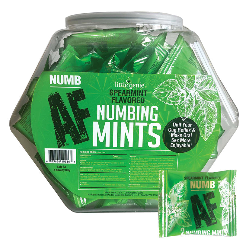 Numb AF Mints Fishbowl of 100pcs.