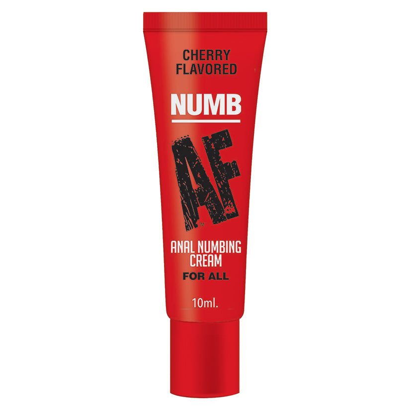 Numb AF Anal Numbing Cream-Cherry 10ml Tube BULK.