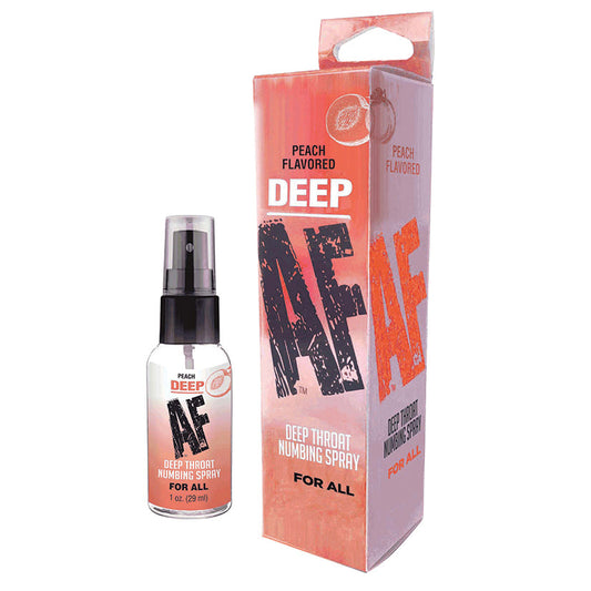 Deep AF Deep Throat Spray-Peach.
