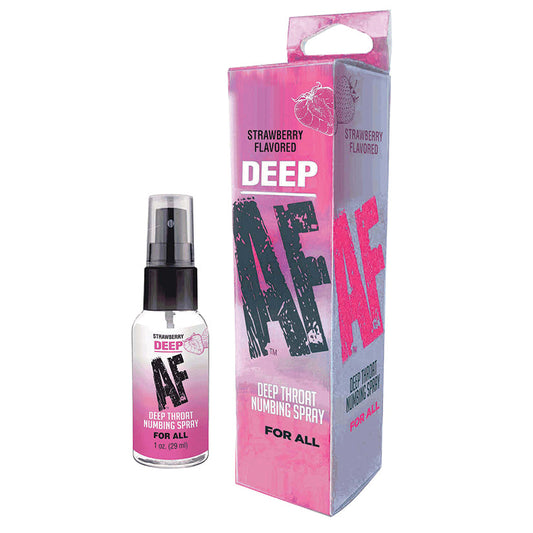 Deep AF Deep Throat Spray-Strawberry.