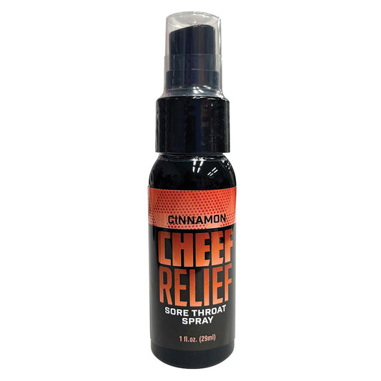 Cheef Relief Throat Spray-Cinnamon 1oz.