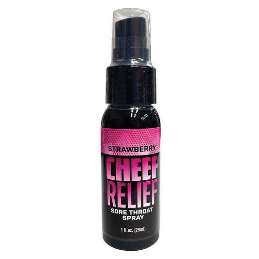 Cheef Relief Throat Spray-Strawberry 1oz.