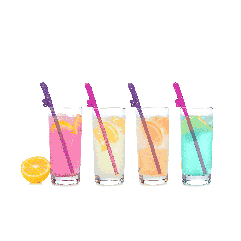 Super Fun male Party Straws - 8pc – Rechargeable, Discreet, Intimate Wellness Accessory – Quiet, Rechargeable, Waterproof, Couples & Solo Use, Discreet Intimate Wellness Accessory