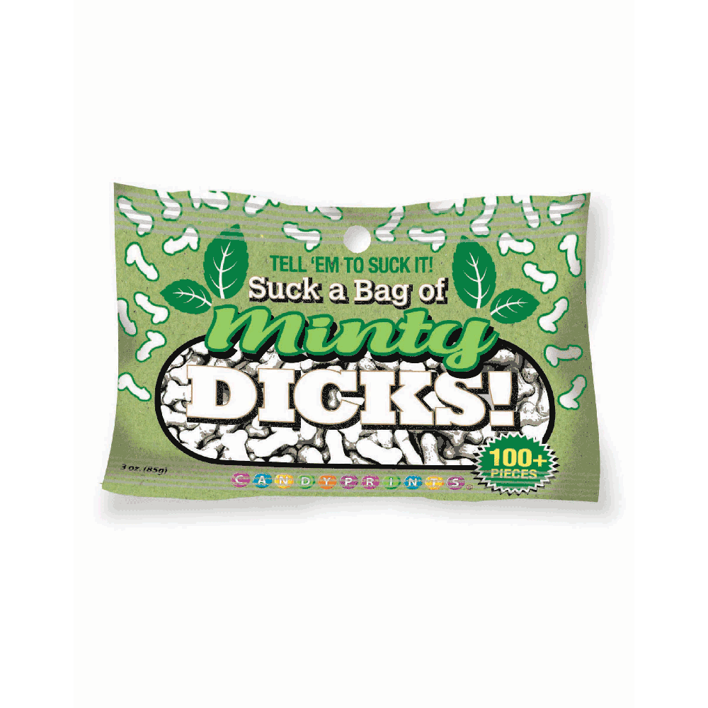 Suck a Bag of Minty Dicks Candy 3oz bag – Rechargeable, Discreet, Intimate Wellness Accessory – Quiet, Rechargeable, Waterproof, Couples & Solo Use, Discreet Intimate Wellness Accessory