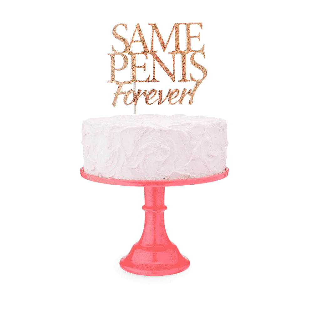 Glitterati Same male Forever CakeTopper – Rechargeable, Discreet, Intimate Wellness Accessory – Quiet, Rechargeable, Waterproof, Couples & Solo Use, Discreet Intimate Wellness Accessory