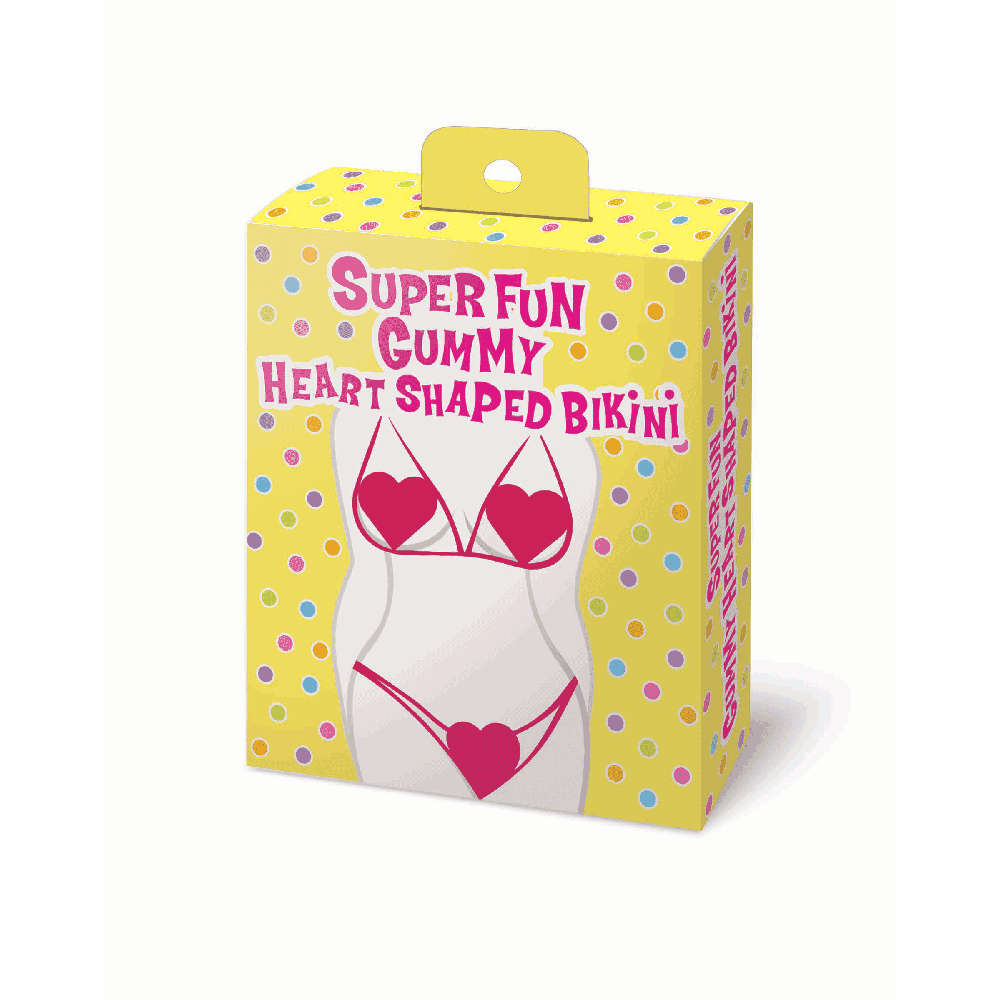 Super Fun Gummy Heart Shaped Bikini Set – Rechargeable, Discreet, Intimate Wellness Accessory – Quiet, Rechargeable, Waterproof, Couples & Solo Use, Discreet Intimate Wellness Accessory