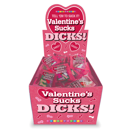 Valentines Sucks Dicks 100 pc Disp