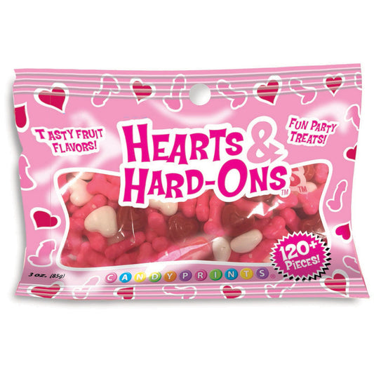 Hearts & Hard-ons Candy 3oz bag – Rechargeable, Discreet, Intimate Wellness Accessory – Quiet, Rechargeable, Waterproof, Couples & Solo Use, Discreet Intimate Wellness Accessory