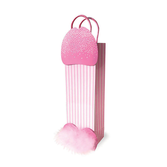 Pink male Gift Bag with feather balls – Rechargeable, Discreet, Intimate Wellness Accessory – Quiet, Rechargeable, Waterproof, Couples & Solo Use, Discreet Intimate Wellness Accessory