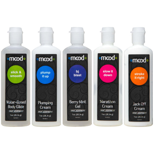 Mood - Pleasure for Him - 5 Pack – Rechargeable, Discreet, Intimate Wellness Accessory – Quiet, Rechargeable, Waterproof, Couples & Solo Use, Discreet Intimate Wellness Accessory