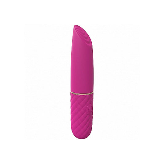 Beso - 10 Speed Mini Lipstick - Pink – Rechargeable, Discreet, Intimate Wellness Accessory – Quiet, Rechargeable, Waterproof, Couples & Solo Use, Discreet Intimate Wellness Accessory