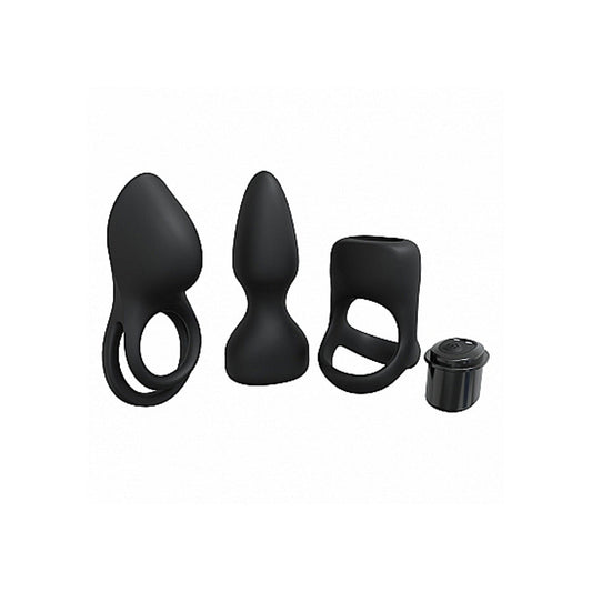 Pleasure Kit - Black – Rechargeable, Discreet, Intimate Wellness Accessory – Quiet, Rechargeable, Waterproof, Couples & Solo Use, Discreet Intimate Wellness Accessory