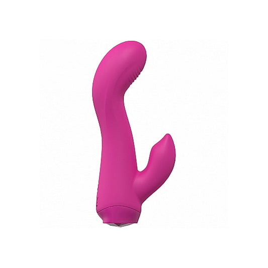 Empower - 2Motor 10 Speed Rabbit - Pink – Rechargeable, Discreet, Intimate Wellness Accessory – Quiet, Rechargeable, Waterproof, Couples & Solo Use, Discreet Intimate Wellness Accessory