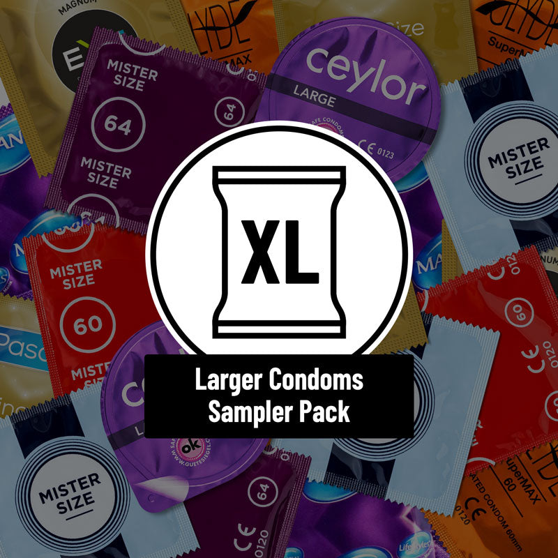 Larger Condoms Sampler Pack