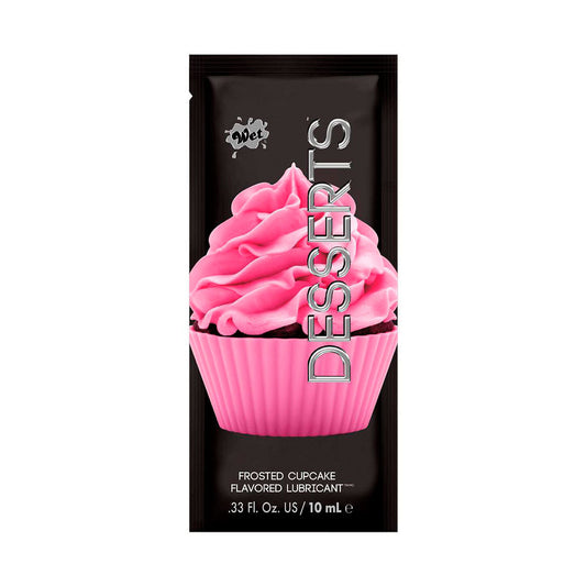 Wet® Desserts™ Frosted Cupcake .33 Fl. oz./10mL – Rechargeable, Discreet, Intimate Wellness Accessory – Quiet, Rechargeable, Waterproof, Couples & Solo Use, Discreet Intimate Wellness Accessory