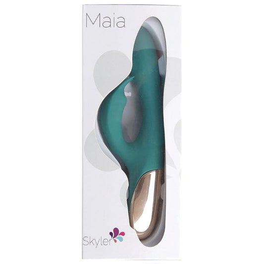 Maia Skyler Rechargeable Bendable Rabbit-Green 8.5.