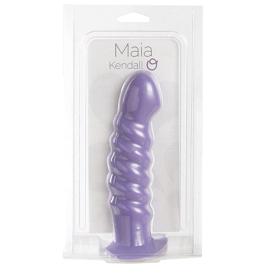 Maia Kendall Silicone Swirl Dong-Neon Purple 8.
