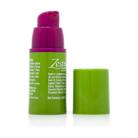 Zestra Deluxe Bottle - for her – Rechargeable, Discreet, Intimate Wellness Accessory – Quiet, Rechargeable, Waterproof, Couples & Solo Use, Discreet Intimate Wellness Accessory
