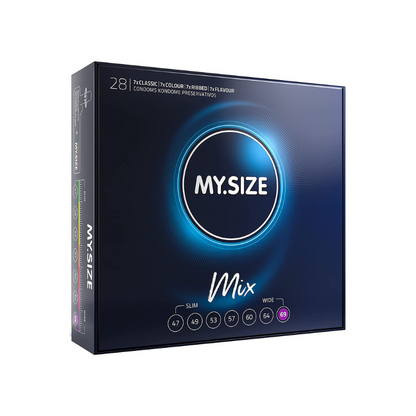 MY.SIZE 69mm Mix Box 28 – Rechargeable, Discreet, Intimate Wellness Accessory – Quiet, Rechargeable, Waterproof, Couples & Solo Use, Discreet Intimate Wellness Accessory