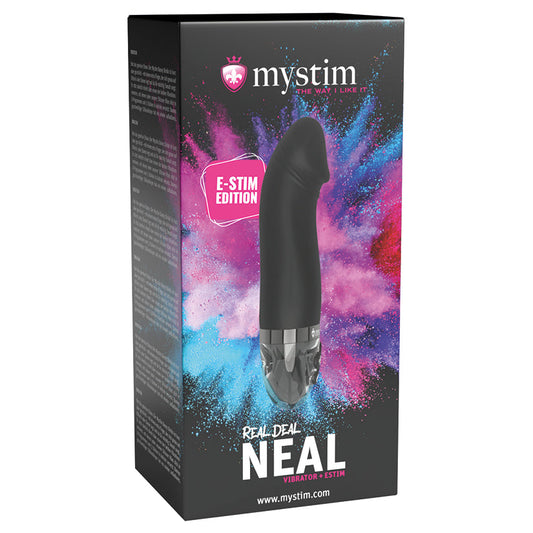 Mystim Real Deal Neal Estim Vibrator-Black.