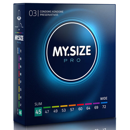 MY.SIZE PRO 45mm Box 3 – Rechargeable, Discreet, Intimate Wellness Accessory – Quiet, Rechargeable, Waterproof, Couples & Solo Use, Discreet Intimate Wellness Accessory