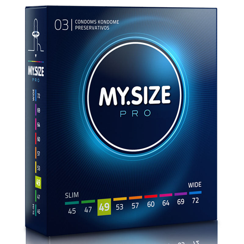MY.SIZE PRO 49mm Box 3 – Rechargeable, Discreet, Intimate Wellness Accessory – Quiet, Rechargeable, Waterproof, Couples & Solo Use, Discreet Intimate Wellness Accessory