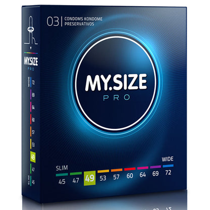 MY.SIZE PRO 49mm Box 3 – Rechargeable, Discreet, Intimate Wellness Accessory – Quiet, Rechargeable, Waterproof, Couples & Solo Use, Discreet Intimate Wellness Accessory